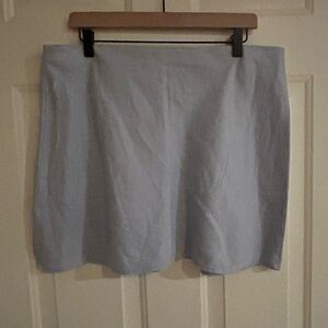 Anthropologie Women's A Line Mini Skirt Size XL Gray NWT